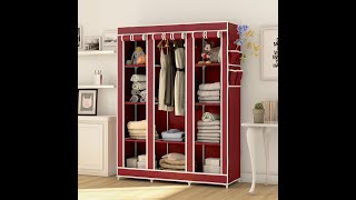 Collapsible Wardrobe Assembly ModelC2 [upl. by Aime246]