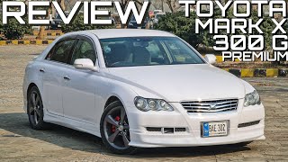 Review  Toyota Mark X 300G Premium  Pakistan  4K toyota toyotamarkx markx mark 300g jdmcars [upl. by Yehus]