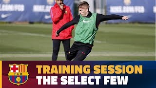 Joint training session with Barça B [upl. by Lletnuahs]