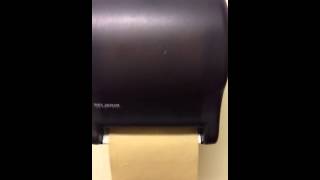 Automatic Paper Towel Dispenser Demonstration [upl. by Katy667]