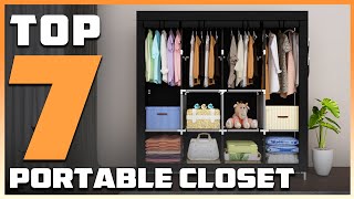 Top 7 Best Portable Closets in 2024  Detailed Reviews amp Buyers Guide [upl. by Klinger]