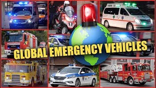 BEST OF  Emergency Vehicles Around The World [upl. by Kendrick]