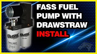 FASS Fuel Pump System w Drawstraw Install 2002 Dodge Cummins [upl. by Eimak]