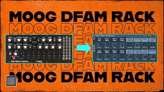 I made a Ableton Racks version of the Moog DFAM free rack  Ableton Tutorial [upl. by Cadal482]