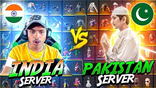 India Vs Pakistan Server Id 😱 Collection Battle Angry Brother Challenge Me😨  Garena Free Fire [upl. by Schlesinger]