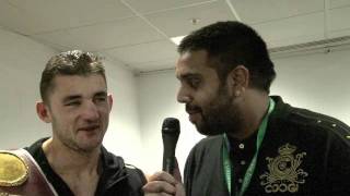 POSTFIGHT INTERVIEW WITH NATHAN CLEVERLY  CLEVERLY v BELLEW  iFILM LONDON [upl. by Bent]