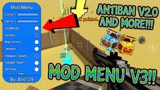 Pixel Gun 3D 1211 Mod Menu Hack v3 Godmode AntiBan v2 Unlimited Coins Gems Tickets amp MORE [upl. by Lisabeth]