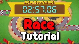 BTD6 Race Tutorial  guide  The Olympics [upl. by Shalna]