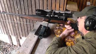 Shooting a Browning Maral caliber 93x62 [upl. by Ramor]