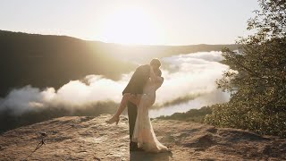 Snoopers Rock at Sunrise  An Epic Chattanooga Elopement [upl. by Loyce]