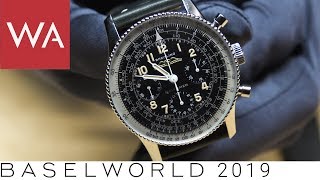 Baselworld 2019 Discover the new Breitling Navitimer Superocean amp Premier watches [upl. by Harman]