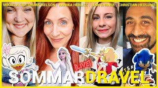 SOMMARDRAVEL  LIVE 🔴  med RÖSTSKÅDESPELARNA TIDERMARK NELSON HERLITZ EHRNER amp HEDLUND [upl. by Body959]