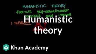 Humanistic theory  Behavior  MCAT  Khan Academy [upl. by Klement523]