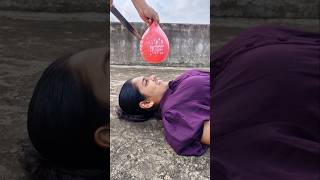 water balloon cutting challange 🎈TomampJerry 👍DiyaIshwarya shorts [upl. by Avie]