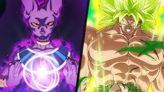 God of Destruction Beerus vs Broly Fight in Dragon Ball Super [upl. by Landbert459]