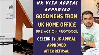 UK Visa AppealPre Action ProtocolCelebrity Appeal ApprovedUK Visaskyimmigrationconsultants [upl. by Anawaj]