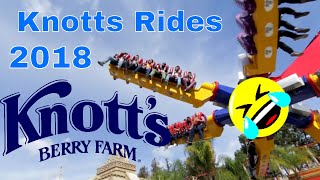 Knotts Berry Farm Rides Vlog 2018 [upl. by Noj250]