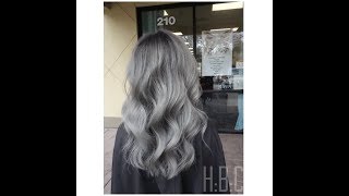 Redken grey tone with shadow root [upl. by Antonetta237]