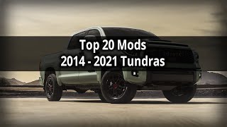 Top 20 Mods amp Accessories Under 300 For Toyota Tundras 20142021 [upl. by Gemoets]