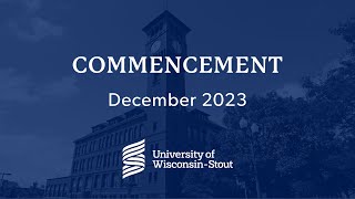 Fall 2023 Commencement  Graduate School  UWStout [upl. by Joellen]