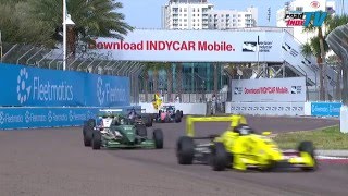 2016  USF2000 St Petersburg Race 1 [upl. by Nyltiac]