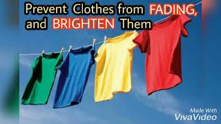 How To Brighten Clothes  Restore Faded Clothes  Strengthen The Color of New Clothes [upl. by Cristina]