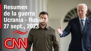 Resumen en video de la guerra Ucrania  Rusia 27 de septiembre de 2023 [upl. by Leibman]