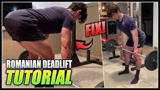 How to do the ROMANIAN DEADLIFT  2 Minute Tutorial [upl. by Nesline]