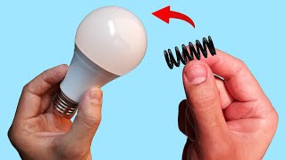 Take a Common Spring and Fix All the LED Lamps in Your Home How to Fix or Repair LED Bulbs Easily [upl. by Rider91]