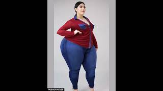 Plus Size Fashion Women  Bodysuit Outfit Beautiful plussize bodysuit tightclothingtryon [upl. by Ahsenor]