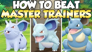 How To Beat Nidoran F Nidorina amp Nidoqueen Master Trainers Guide [upl. by Coveney]