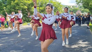 Ilobasco Latin Band bellas Cachiporristas bailando La Enfermera [upl. by Cleaves575]