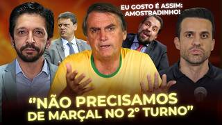 URGENTE BOLSONARO DISPENSA APOIO DE MARÇAL NO 2º TURNO ENTRE NUNES e BOULOS [upl. by Heppman764]