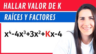 Hallar VALOR DE K para que sea Exacta Raíces y Factorizar ❎ Ejercicios con Polinomios [upl. by Annohsat574]