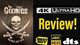 The Goonies 1985 4K UHD Bluray Steelbook Review [upl. by Skyla]