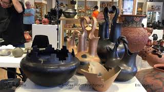 Pottery making with Angie Yazzie and Eric Marcus of Taos Pueblo [upl. by Olsen811]