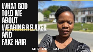 No More Relaxer amp Fake Hair What God Told me [upl. by Horwitz]