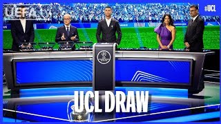 First time UCL draw 202425 fixturesfootball subscribe like share deaf championsleague news [upl. by Ahsikyt945]