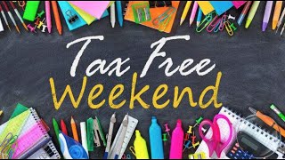 Texas taxfree weekend returns this weekend to help you save money on backtoschool items [upl. by Cristoforo]