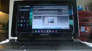 Motorola Lapdock 100 Webtop Review  Overview [upl. by Calvina]