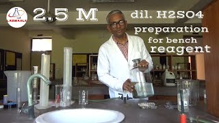 how to dilute sulphuric acid dil h2so4 preparation [upl. by Ancalin]