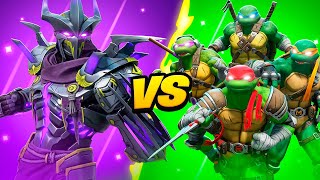 SHREDDER vs TMNT Fortnite Manhunt [upl. by Stanly]