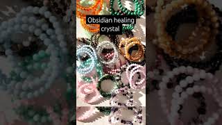 Benefits of Obsidian healing bracelet [upl. by Sarina692]