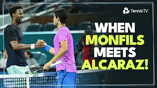 INCREDIBLE ENTERTAINMENT In Carlos Alcaraz vs Gael Monfils  Miami 2024 Highlights [upl. by Bish]