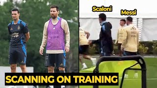 MESSI looks like assistant coach in Argentina final training ahead Bolivia  Football News Today [upl. by Eylk]