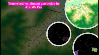 Watershed catchment extraction in ArcGIS Pro [upl. by Mallissa917]