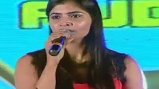 Vaddantune Song Live performance by Singer Chinmayi  Run Raja Run Audio Launch  Sharwanand [upl. by Clance854]