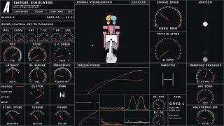 Home Made inline 8  Engine Sim by AngetheGreat [upl. by Dzoba]