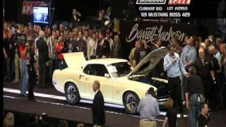 quotKevins Klassic Carsquot White Boss 429 at BarrettJackson Jan 2011 [upl. by Tamiko]