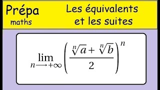 Un limite assez délicate avec racine nième année prépa  Suites et équivalents Maths L1 [upl. by Llevart]